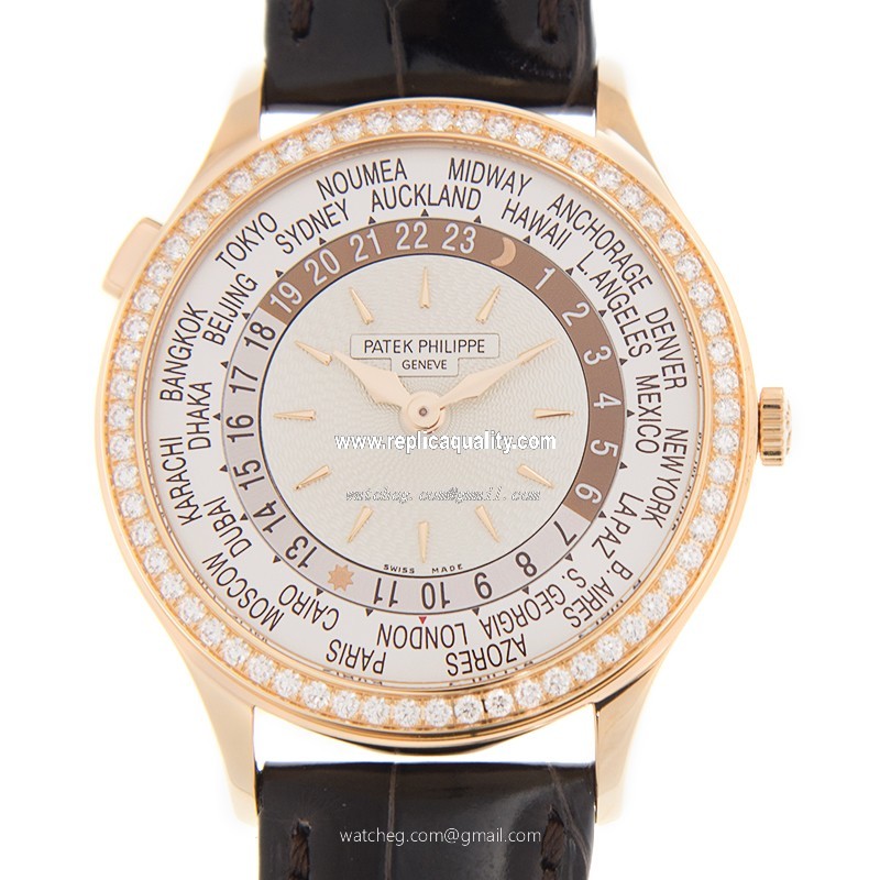 Patek Philippe COMPLICATIONS 7130R-013 Automatic 18kt Rose Gold & Diamonds White