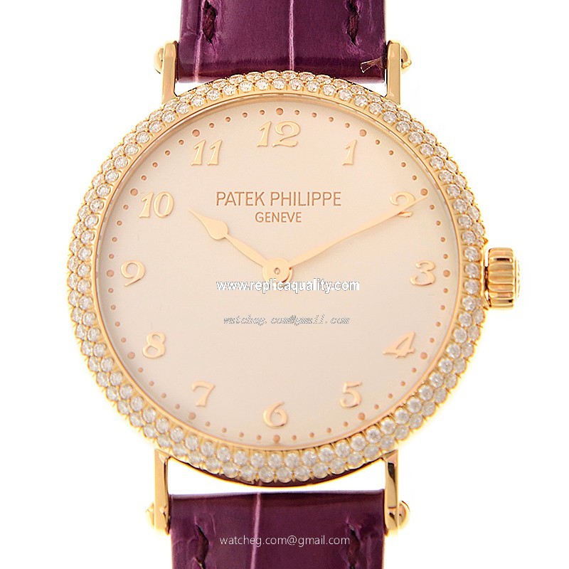 Patek Philippe CALATRAVA 7200-200R-001 Automatic 18kt Rose Gold & Diamonds White