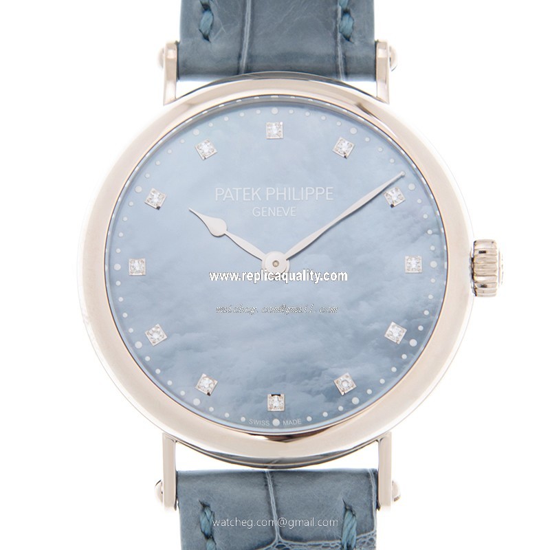 Patek Philippe CALATRAVA 7200/50G-011 Automatic 18kt White Gold Blue