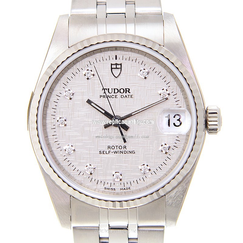 Tudor HERITAGE ADVISOR 72034-62450A-10DI-SVC Automatic 18kt White Gold Silver