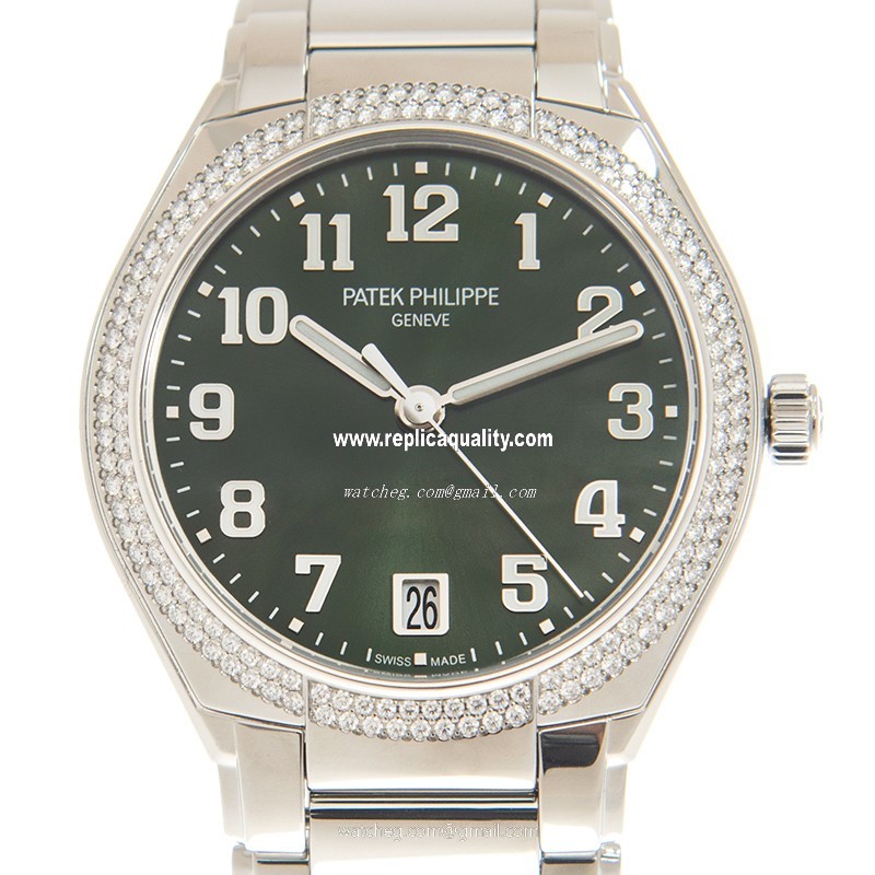 Patek Philippe TWENTY-4 7300/1200A-011 Automatic Stainless Steel & Diamonds Green
