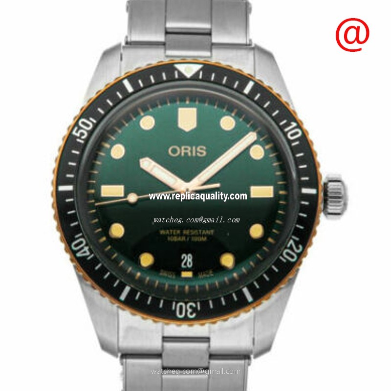 Oris DIVERS 733 7707 4357-07 8 20 18 Automatic Stainless Steel Green