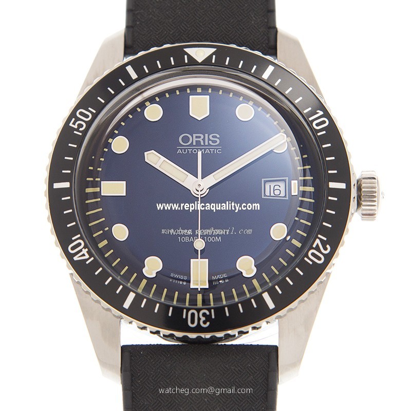 Oris DIVERS 733 7720 4055 (4 21 18) Automatic Stainless Steel Blue 