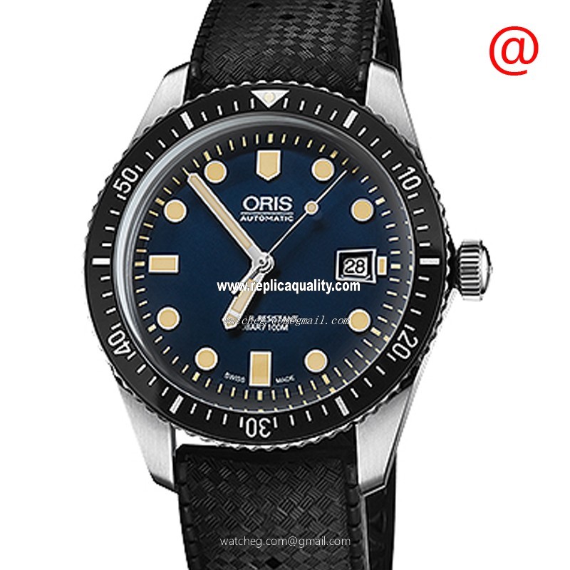 Oris DIVERS 733 7720 4055-07 4 21 18 Automatic Stainless Steel Blue 