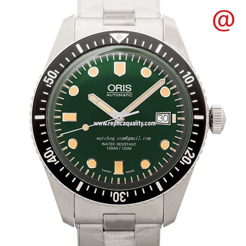 Oris DIVERS 733 7720 4057-07 8 21 18 Automatic Stainless Steel Dark green 