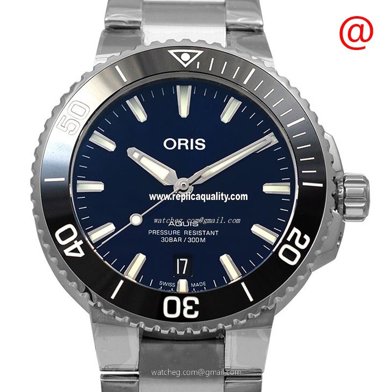 Oris AQUIS 733 7732 4135-07 8 21 05PEB Automatic Stainless Steel Blue