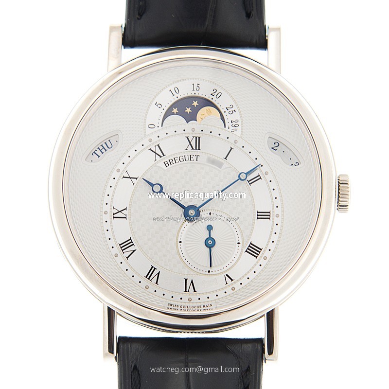 Breguet CLASSIC 7337BB/1E/9V6 Automatic 18kt White Gold Silver