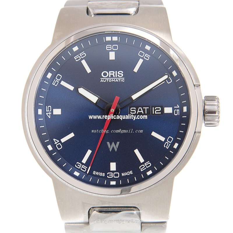 Oris MOTOR SPORT 735 7716 4155 (8 24 50) Automatic Stainless Steel Blue 
