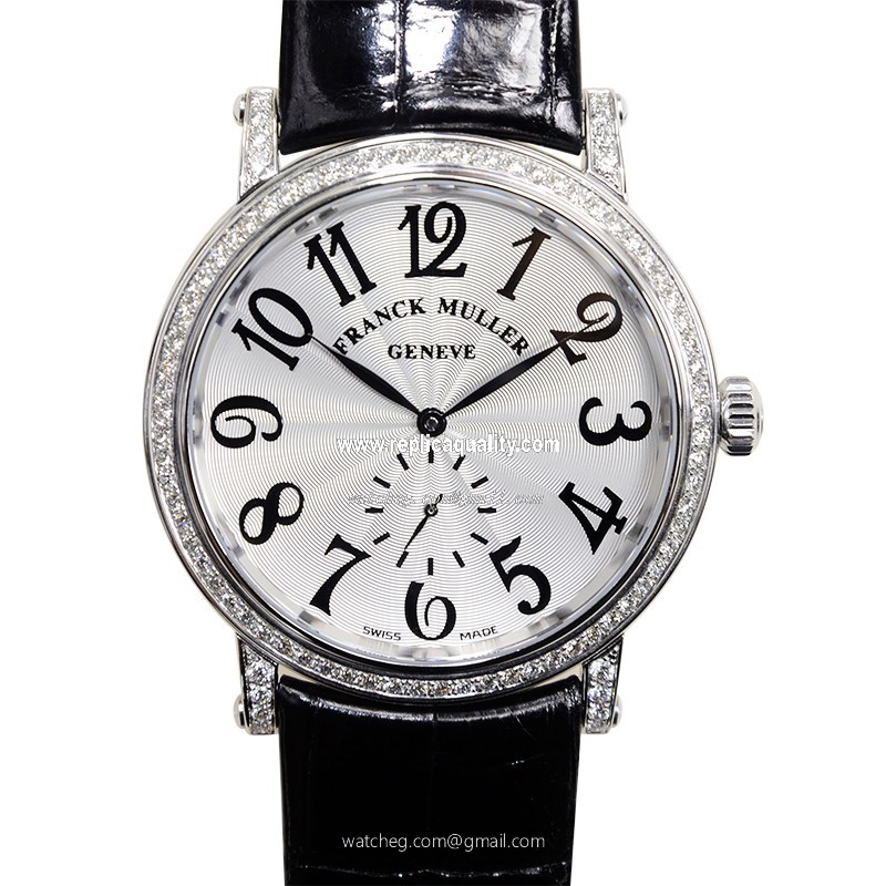Franck Muller LIBERTY 7421 B S6 D (OG) Automatic 18kt White Gold & Diamond Silver