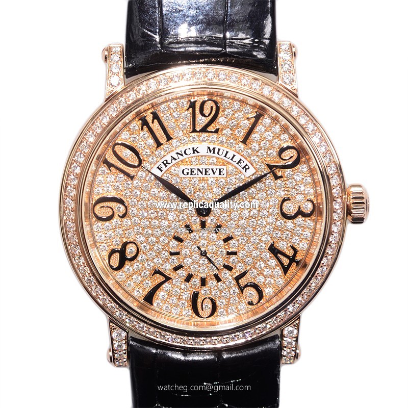 Franck Muller LIBERTY 7421 B S6 D CD (5N) Automatic 18kt Rose Gold & Diamonds Gold
