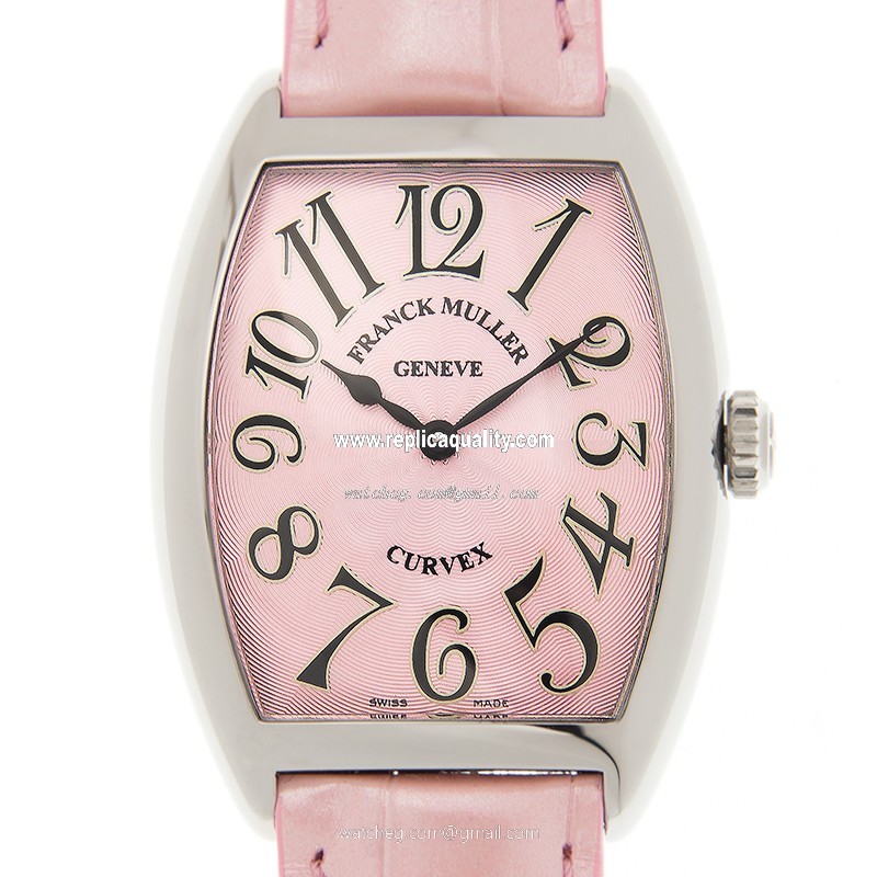 Franck Muller CINTREE CURVEX 7502 QZ (AC) - PINK Quartz Stainless Steel Pink