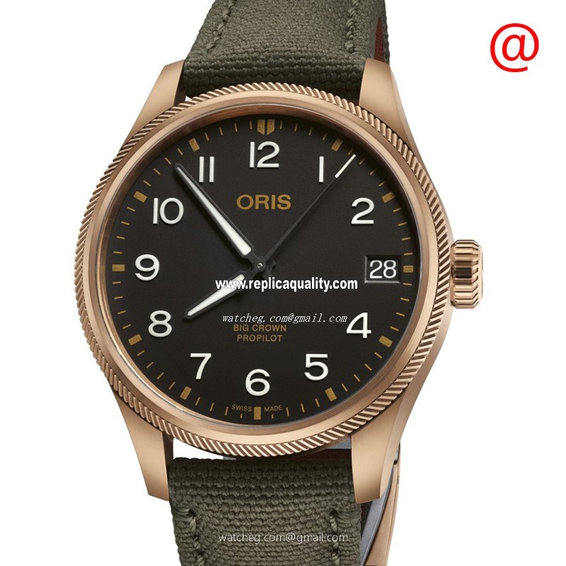 Oris BIG CROWN 751 7761 3164-07 3 20 03BRLC Automatic Bronze Black