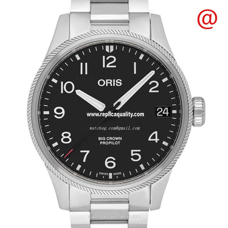 Oris BIG CROWN 751 7761 4164-07 8 20 08 Automatic Stainless Steel Black