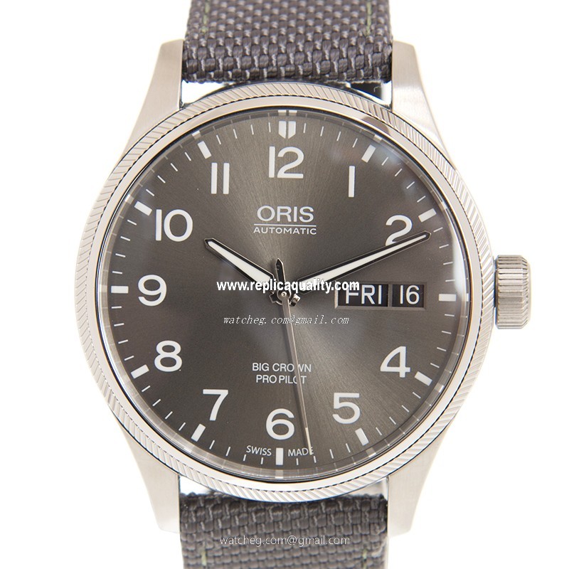 Oris BIG CROWN PROPILOT 752 7698 4063 (5 22 17 FC) Automatic Stainless Steel Gray