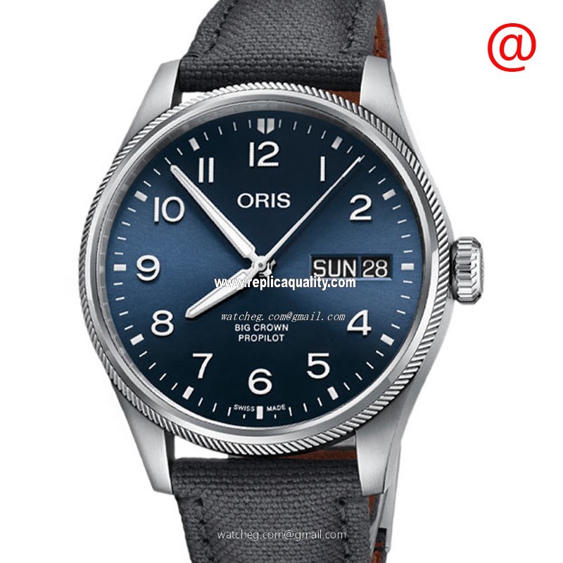 Oris BIG CROWN 752 7760 40 65-07 3 22 05LC Automatic Stainless Steel Blue