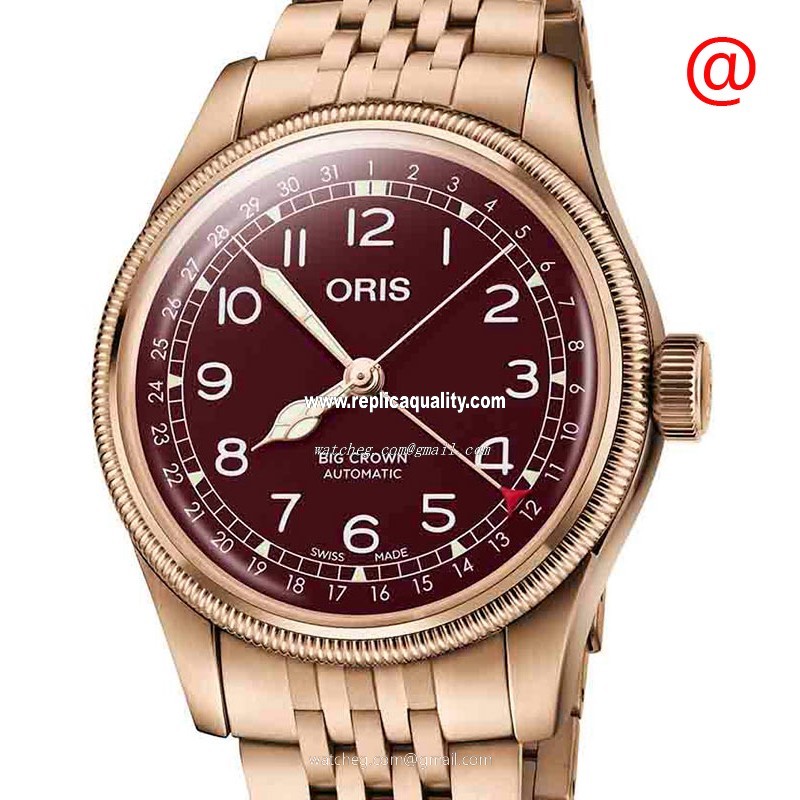 Oris BIG CROWN 754 7741 3168-07 8 20 01 Automatic Bronze Red