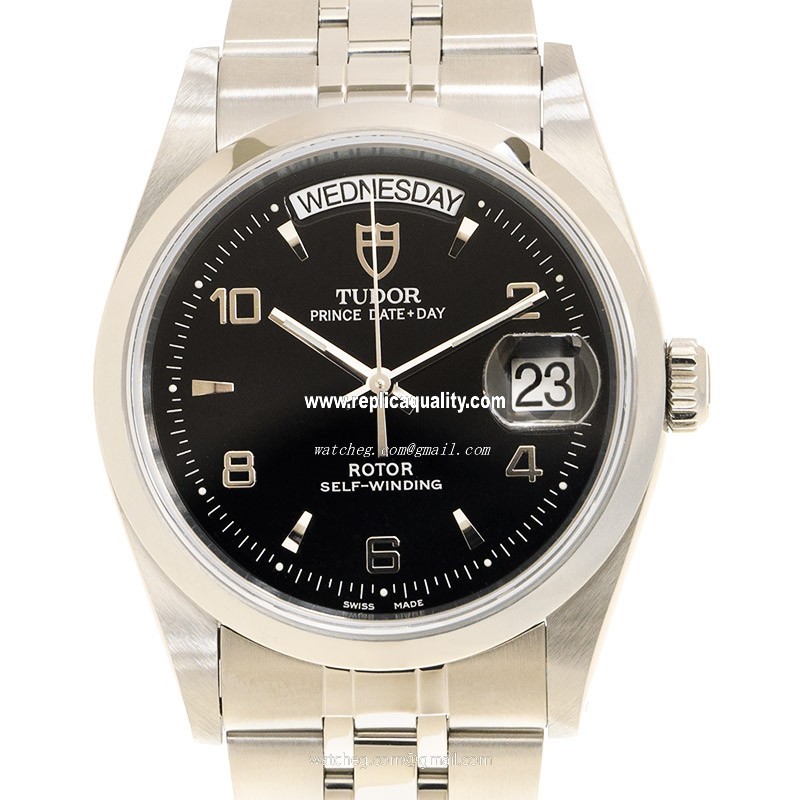 Tudor PRICE DATE-DAY 76214-62480-246810AR Automatic Stainless Steel Black