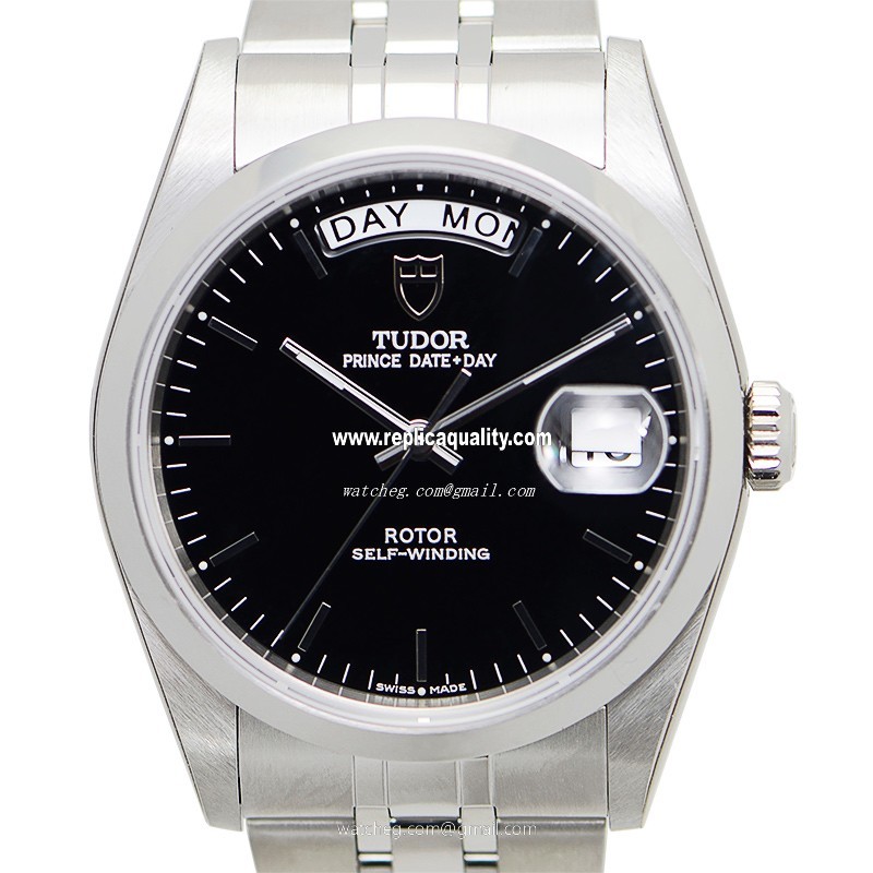 Tudor PRINCE DATE-DAY 76200-62480-BK Automatic Stainless Steel Black