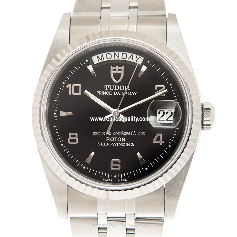 Tudor PRICE DATE-DAY 76214-62480-246810AR Automatic Stainless Steel Black
