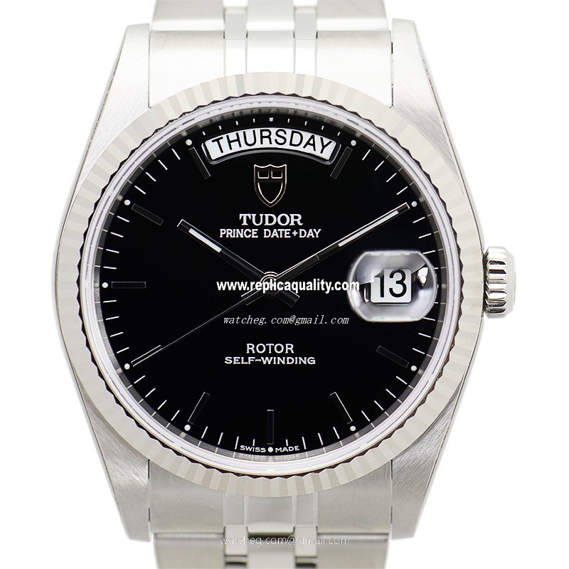 Tudor PRINCE DATE-DAY 76214-62480-BK Automatic Stainless Steel Black
