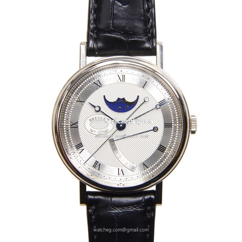 Breguet CLASSIC 7787BB/12/9V6 Automatic 18kt White Gold Silver