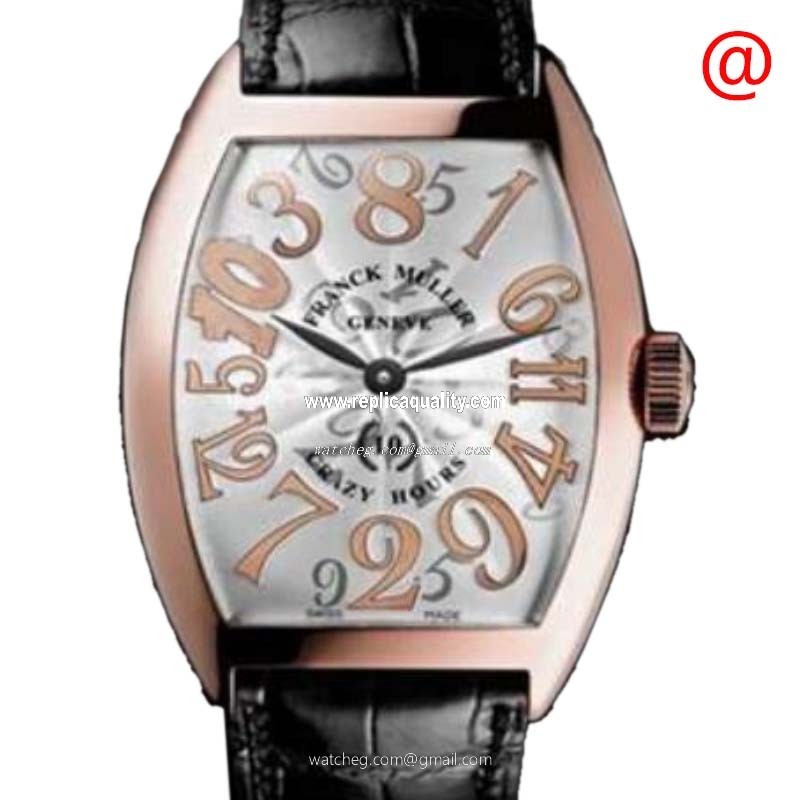 Franck Muller CINTREE CURVEX 7851 CH BL REL(5N) Automatic 18kt Rose Gold Silver