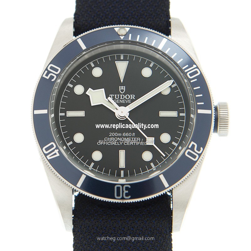 Tudor HERITAGE RANGER 79230B-CANVAS STRAP Automatic Stainless Steel Blue