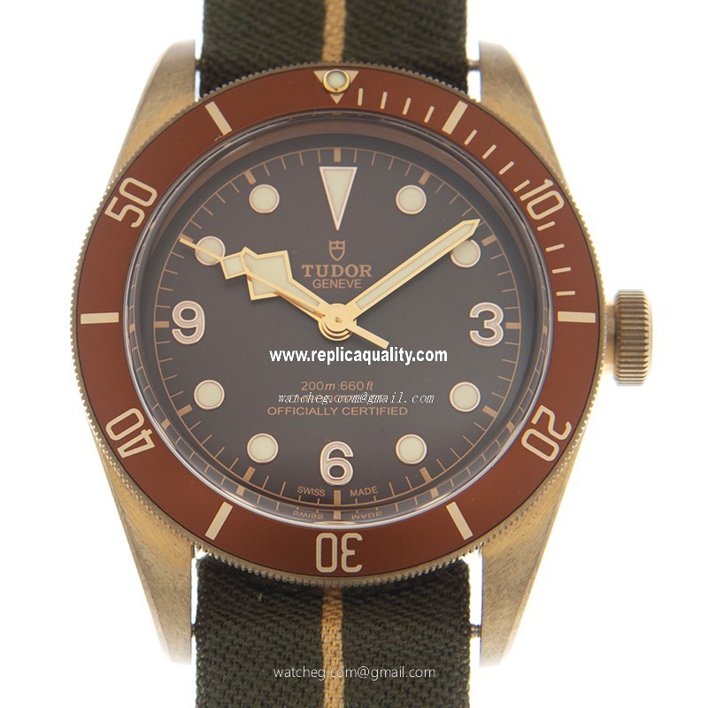 Tudor BLACK BAY BRONZE 79250BM-CANVAS STRAP (DISCONTINUED) Automatic Bronze Brown