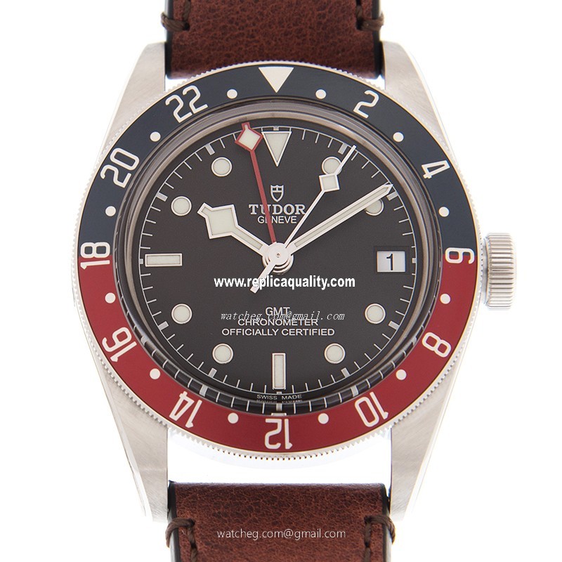 Tudor HERITAGE BLACK BAY 79830RB-LEATHER STRAP Automatic Stainless Steel Black