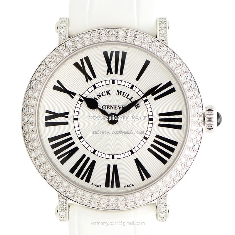 Franck Muller SALSA MATTBLAU 8035 QZ R D (AC) Quartz Stainless Steel & Diamonds White