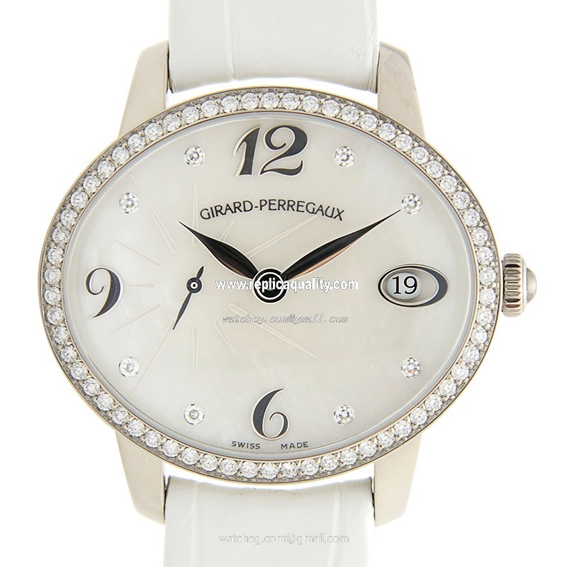 Girard Perregaux CATS EYE 80484D53A761BK7A Automatic 18kt White Gold & Diamond White