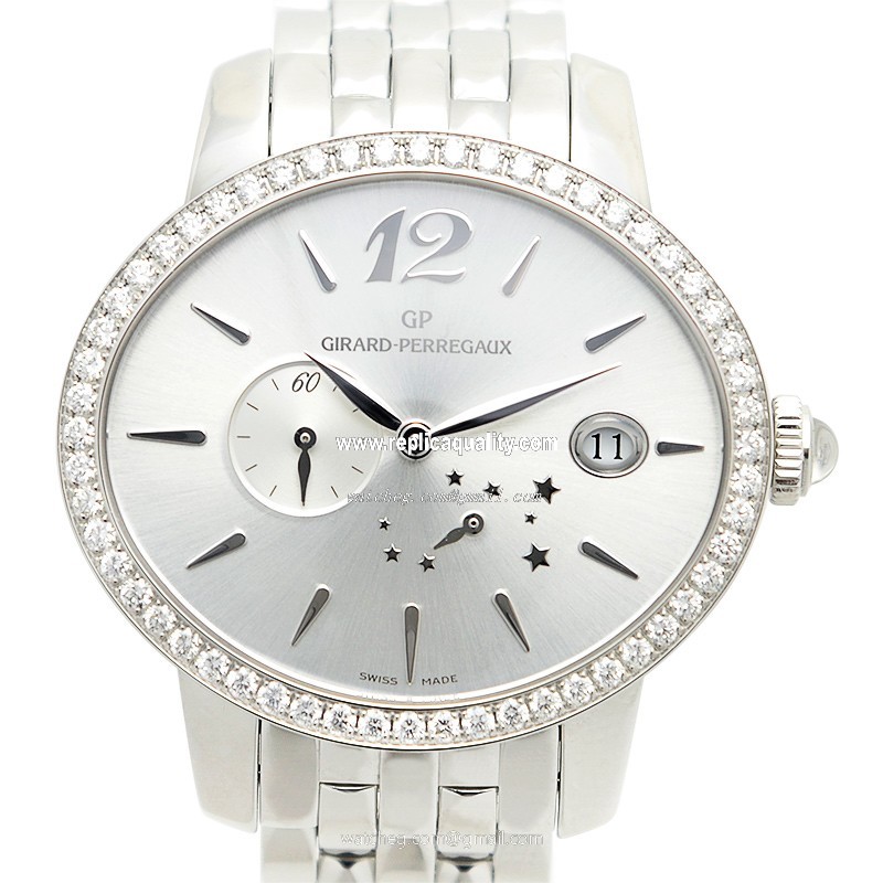 Girard Perregaux CATS EYE 80486D11A36111A Automatic Stainless Steel & Diamonds Silver