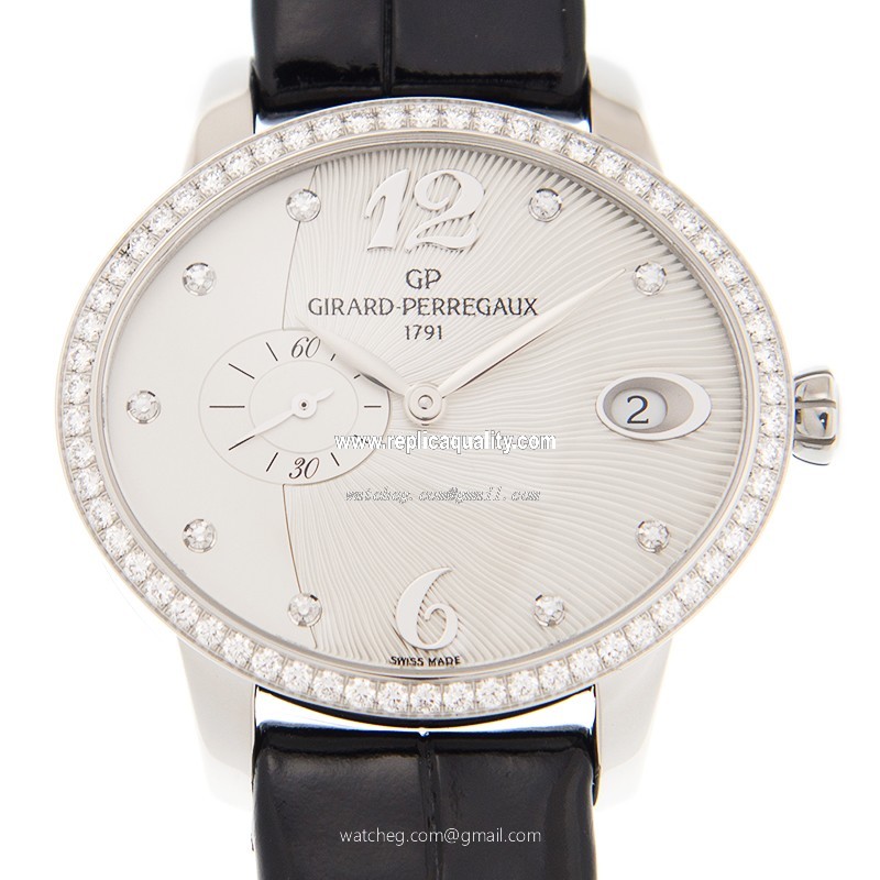 Girard Perregaux CATS EYE 80484D11A161-BK6B Automatic Stainless Steel & Diamonds Silver