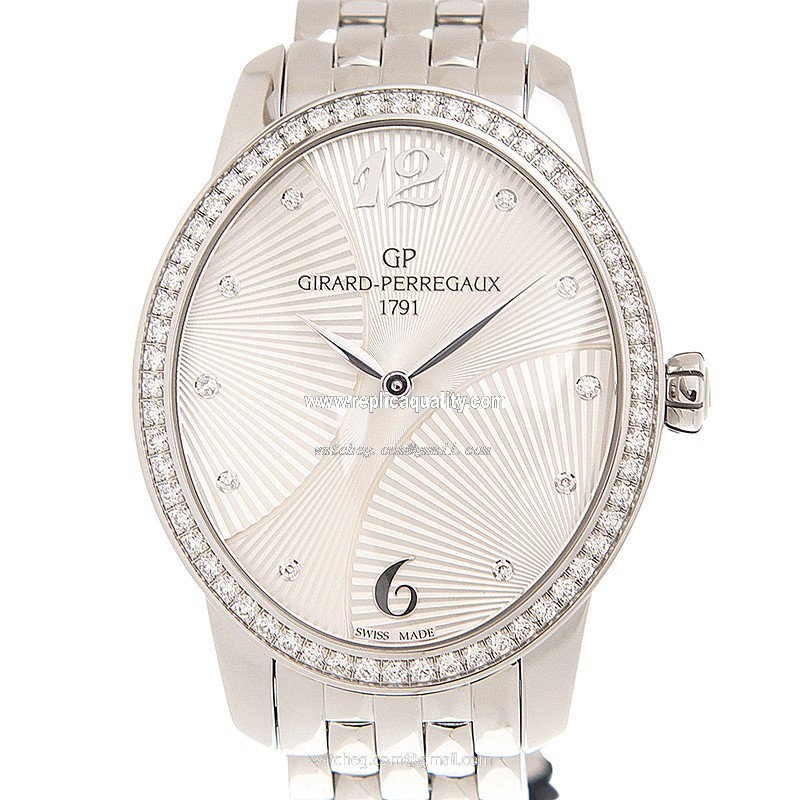 Girard Perregaux CATS EYE 80493D11A161-11A Automatic Stainless Steel & Diamonds White