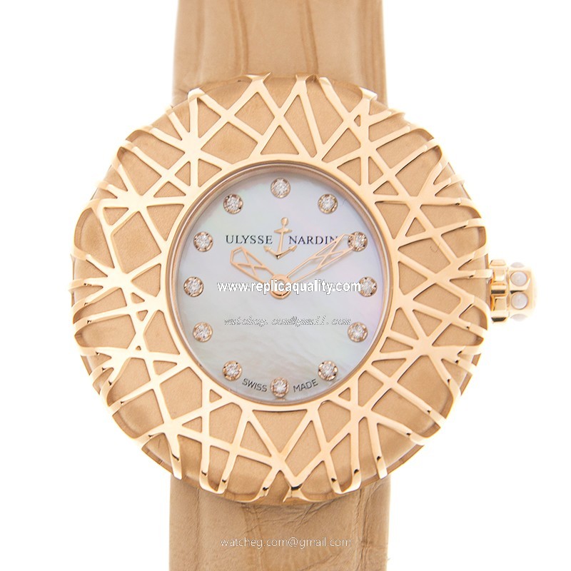 Ulysse Nardin CLASSIC 8106-108 Automatic 18kt Rose Gold White