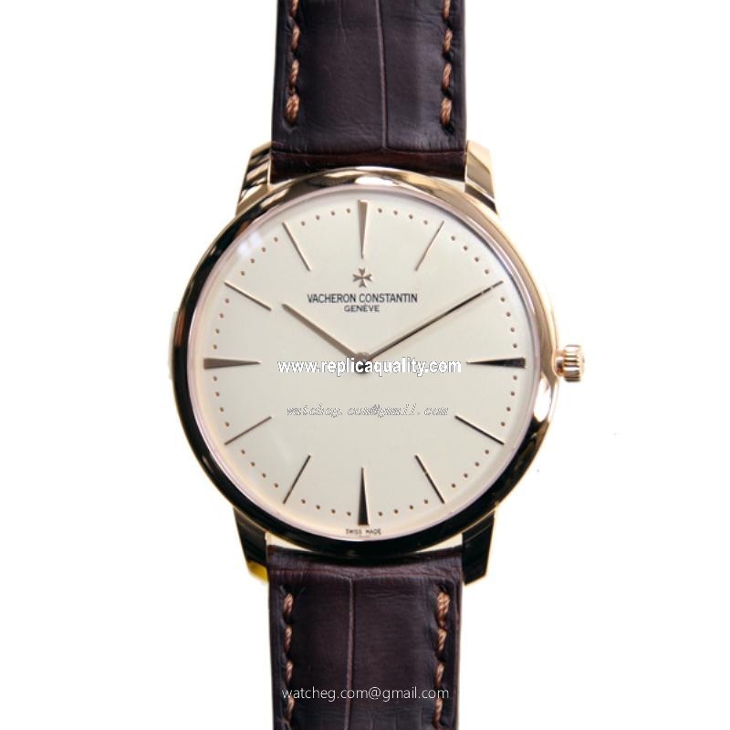 Vacheron Constantin PATRIMONY TRADITIONELLE 81180/000R-9159 Manual Wind 18kt Rose Gold Silvery & White