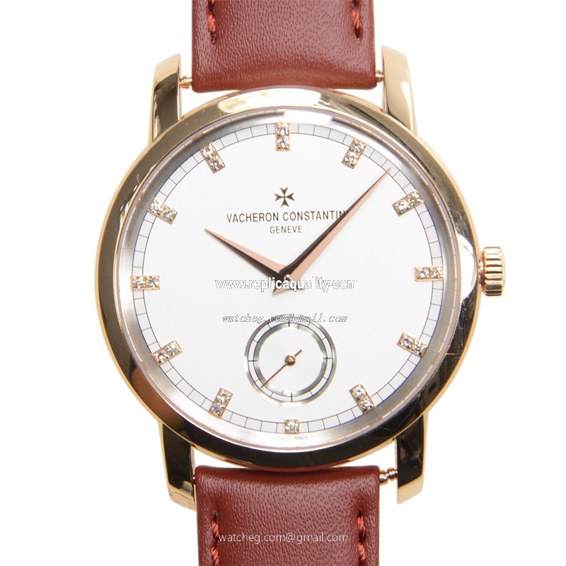 Vacheron Constantin PATRIMONY TRADITIONELLE 82172/000R-9604 Manual Wind 18kt Rose Gold Silvery & White