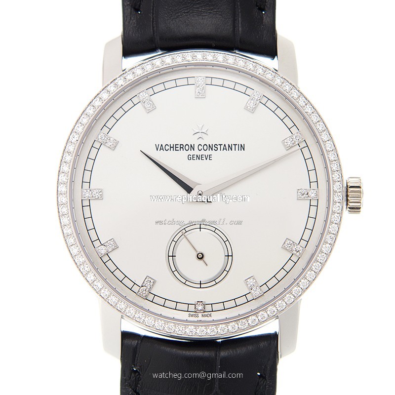 Vacheron Constantin TRADITIONNELLE 82572/000G-9605 Automatic 18kt White Gold & Diamond Silvery & White