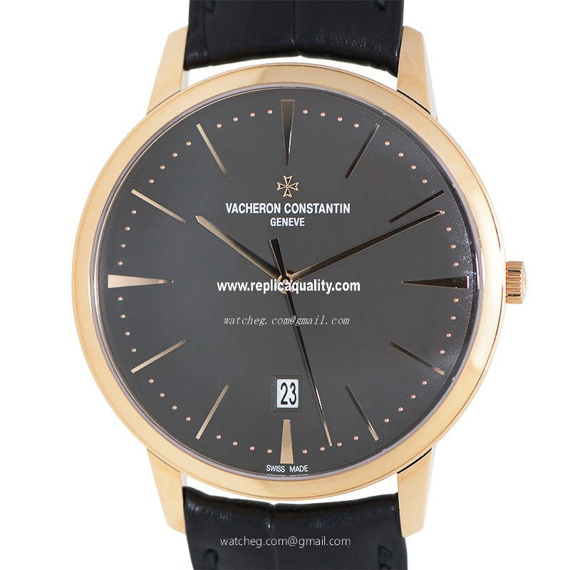 Vacheron Constantin PATRIMONY TRADITIONELLE 85180/000R-9166 Automatic 18kt Rose Gold Dark grey