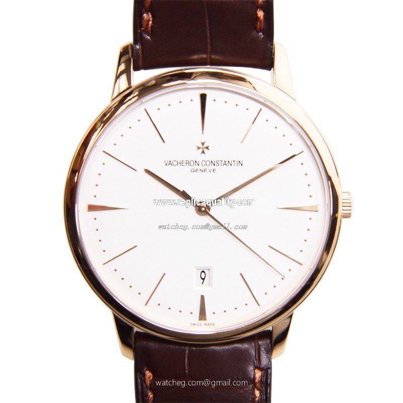 Vacheron Constantin PATRIMONY TRADITIONELLE 85180/000R-9248 Automatic 18kt Rose Gold Silvery & White