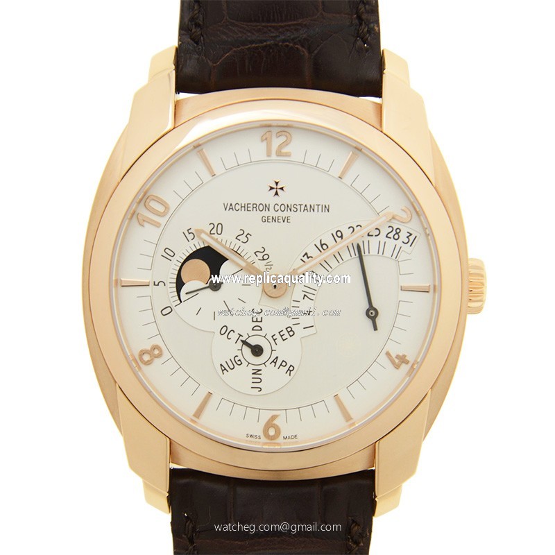 Vacheron Constantin QUAI DE LILE 86040/000R-I0P29 Automatic 18kt Rose Gold Silvery & White