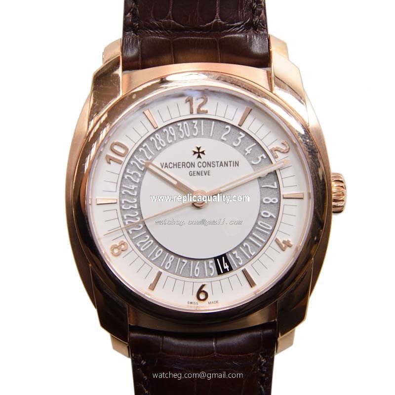 Vacheron Constantin QUAI DE LILE 86050/000R-I0P29 Automatic 18kt Rose Gold Silvery & White