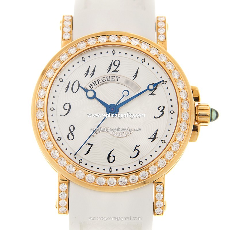 Breguet MARINE 8818BA/59/564/DD00 Automatic 18kt Gold & Diamond White