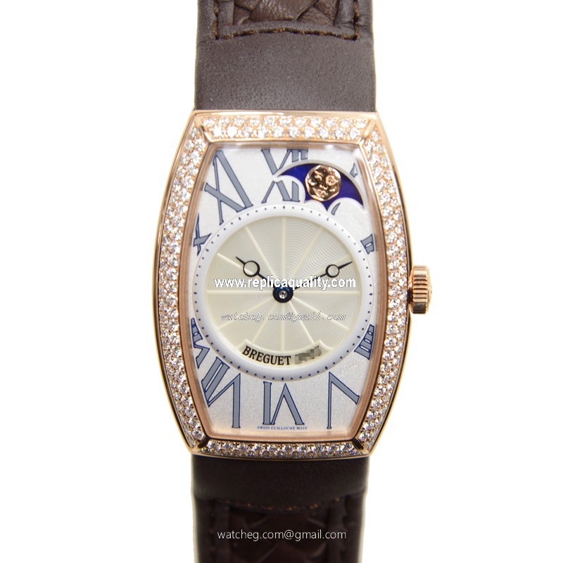 Breguet PATRIMONY TRADITIONELLE 8861BR/11/386/D000 Automatic 18kt Rose Gold & Diamonds Silvery & White