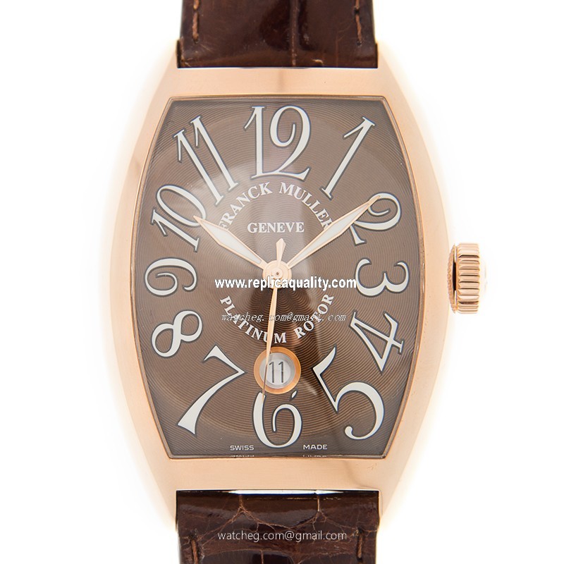 Franck Muller VINTAGE 8880 B SC DT (AC) Automatic 18kt Rose Gold Brown 