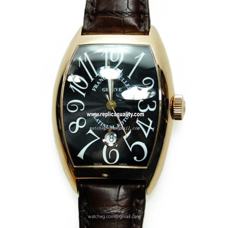 Franck Muller CASABLANCA 8880 SC DT (5N) Automatic 18kt Rose Gold Black