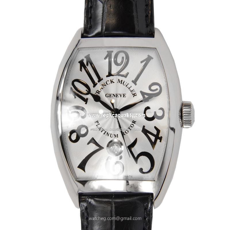 Franck Muller CINTREE CURVEX 8880 SC DT (OG) Automatic White Gold Silver