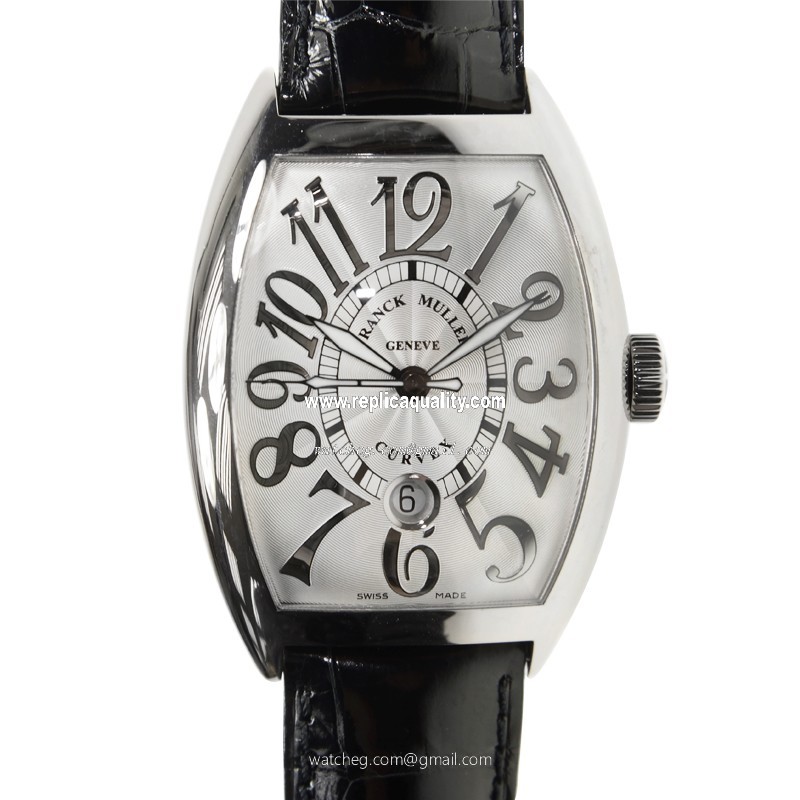 Franck Muller CINTREE CURVEX 8880 SC REL (OG) Automatic 18kt White Gold Silver