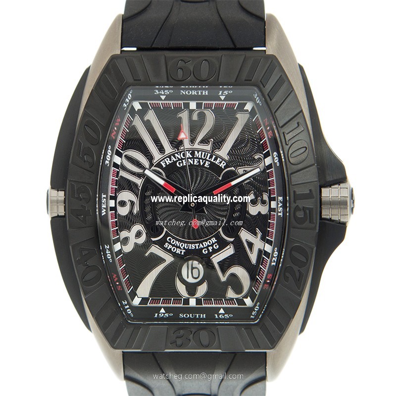 Franck Muller CONQUISTADOR GPG 8900 SC DT GPG (TT.NR.TT) - BLACK Automatic Titanium Black