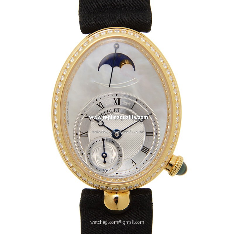 Breguet REINE DE NAPLES 8908BA/52/864/D00D Automatic 18kt Gold & Diamond White